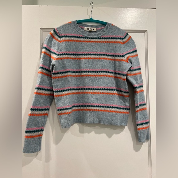 Boden Edie Fair Isle Wool Blend Sweater, size M, fits S (read) - Picture 4 of 8